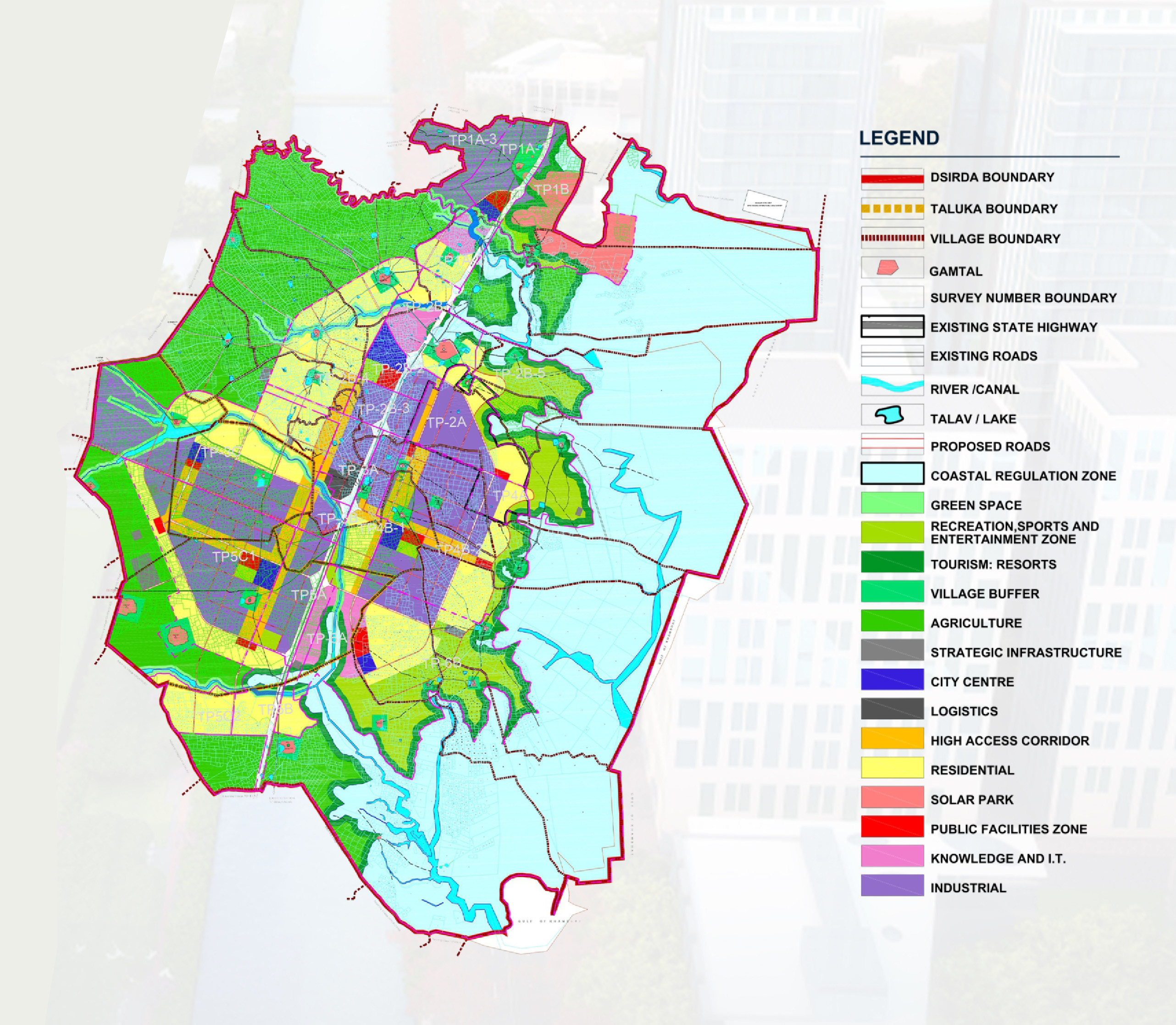 Dholera Smart City Connectivity Map